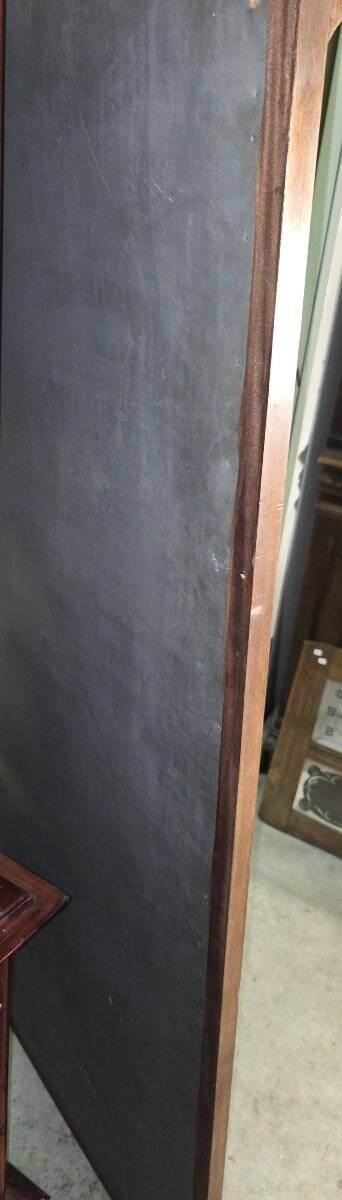 Very large trumeau mirror from the Art Nouveau period in mahogany / h 196cm