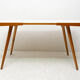 Table basse en verre du milieu du siècle, 1960 ́s, Tchécoslovaquie