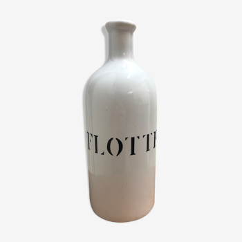 Bouteille "flotte" céramique blanche