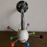 Sputnik coat rack, 1980s, Memphis colors