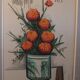 Bernard Buffet (1928-1999) les Zinnias 1971 - lithograph Charles Sorlier Grav.