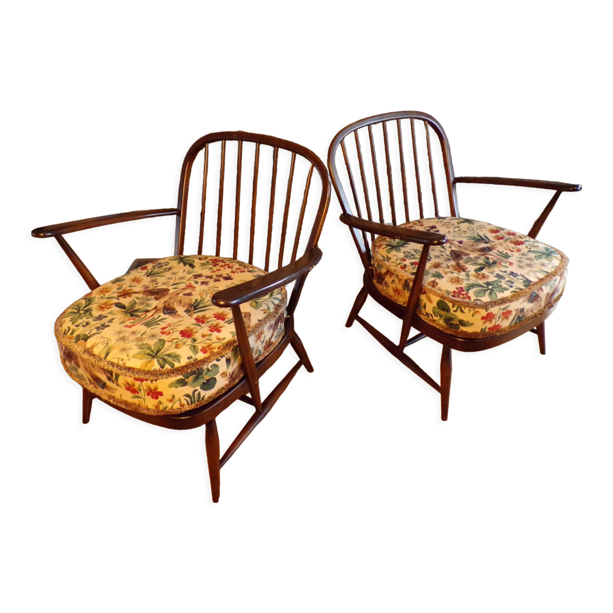 Pair of armchairs Windsor Ercol