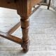 Table repas style drapière noyer 2m5/3m5 1900
