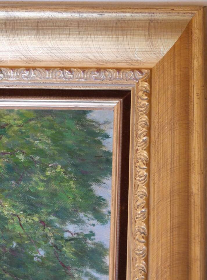 Painting of the undergrowth, 20th century school