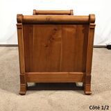 Small Child's Bed with Rolls in Cherry Wood – 1900