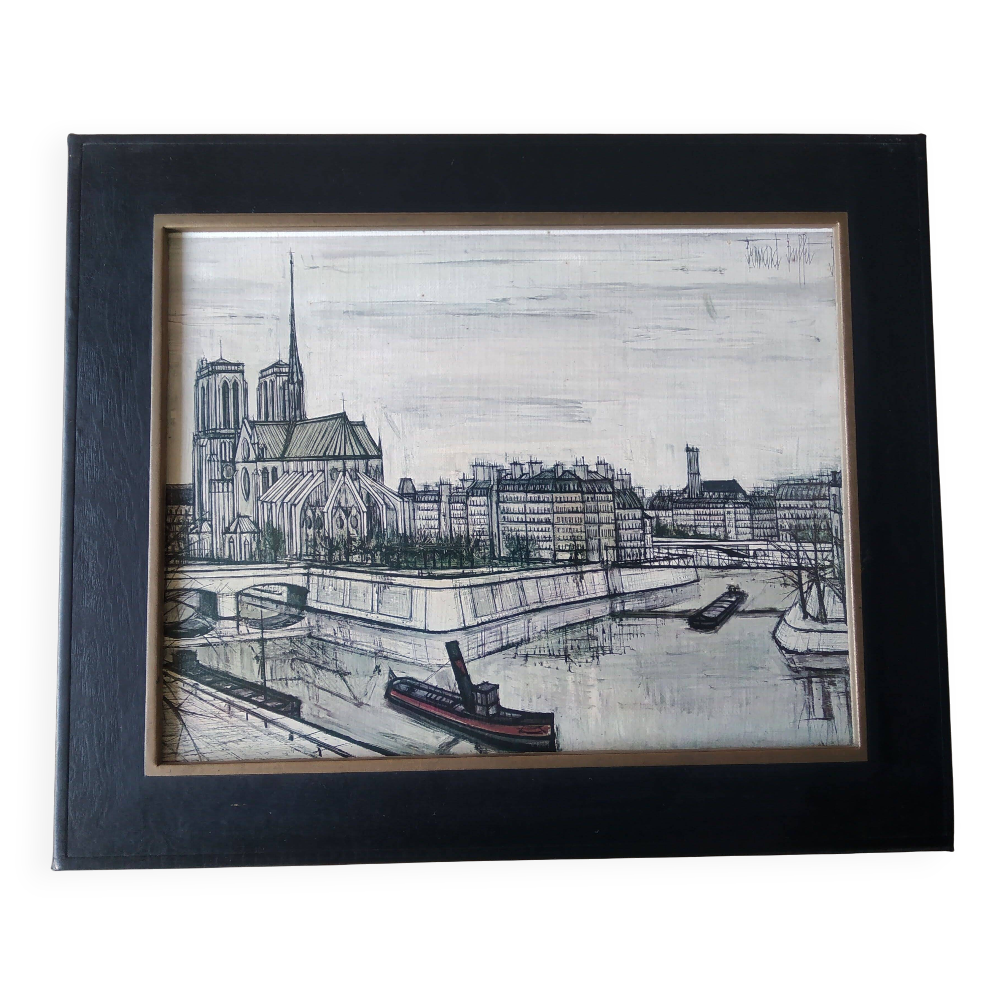 Bernard Buffet The City of Notre Dame Vintage