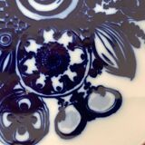 Vintage German peacock wall plate by Bjørn Wiinblad for Rosenthal, 1970s.