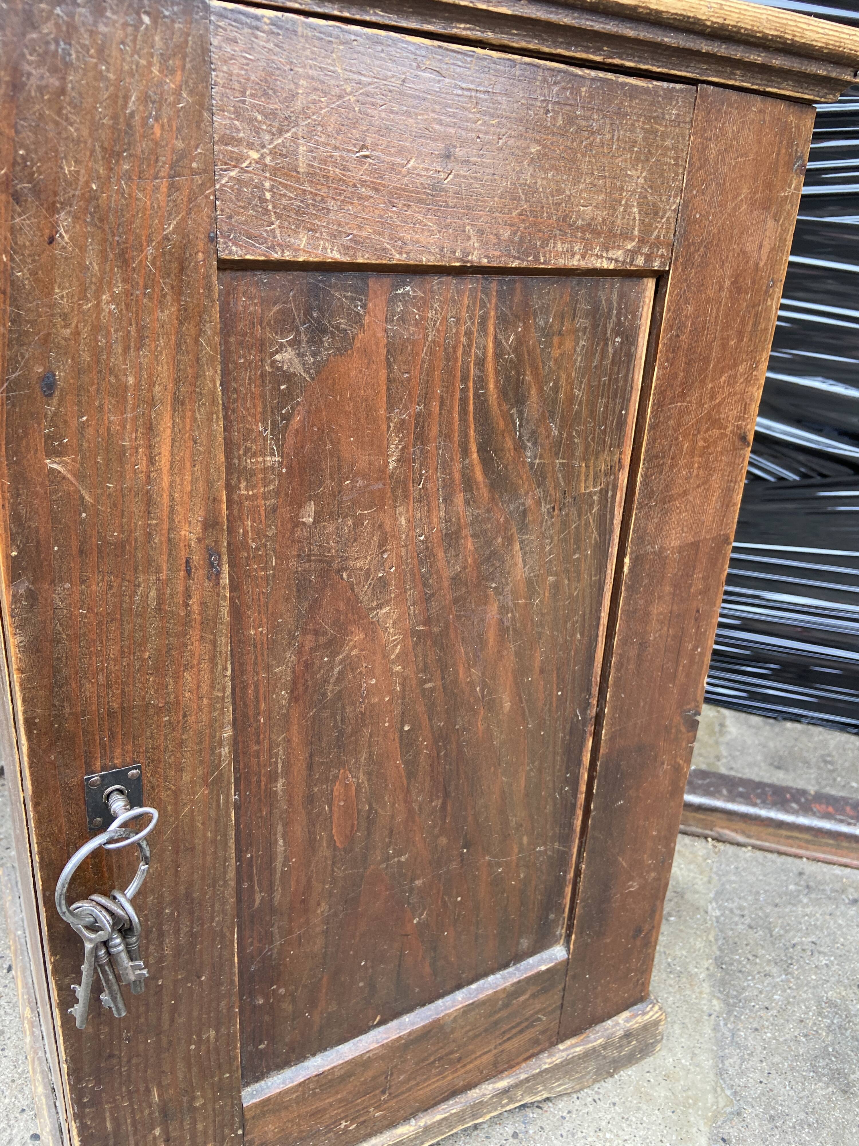 Vintage watchmaker's workshop cabinet