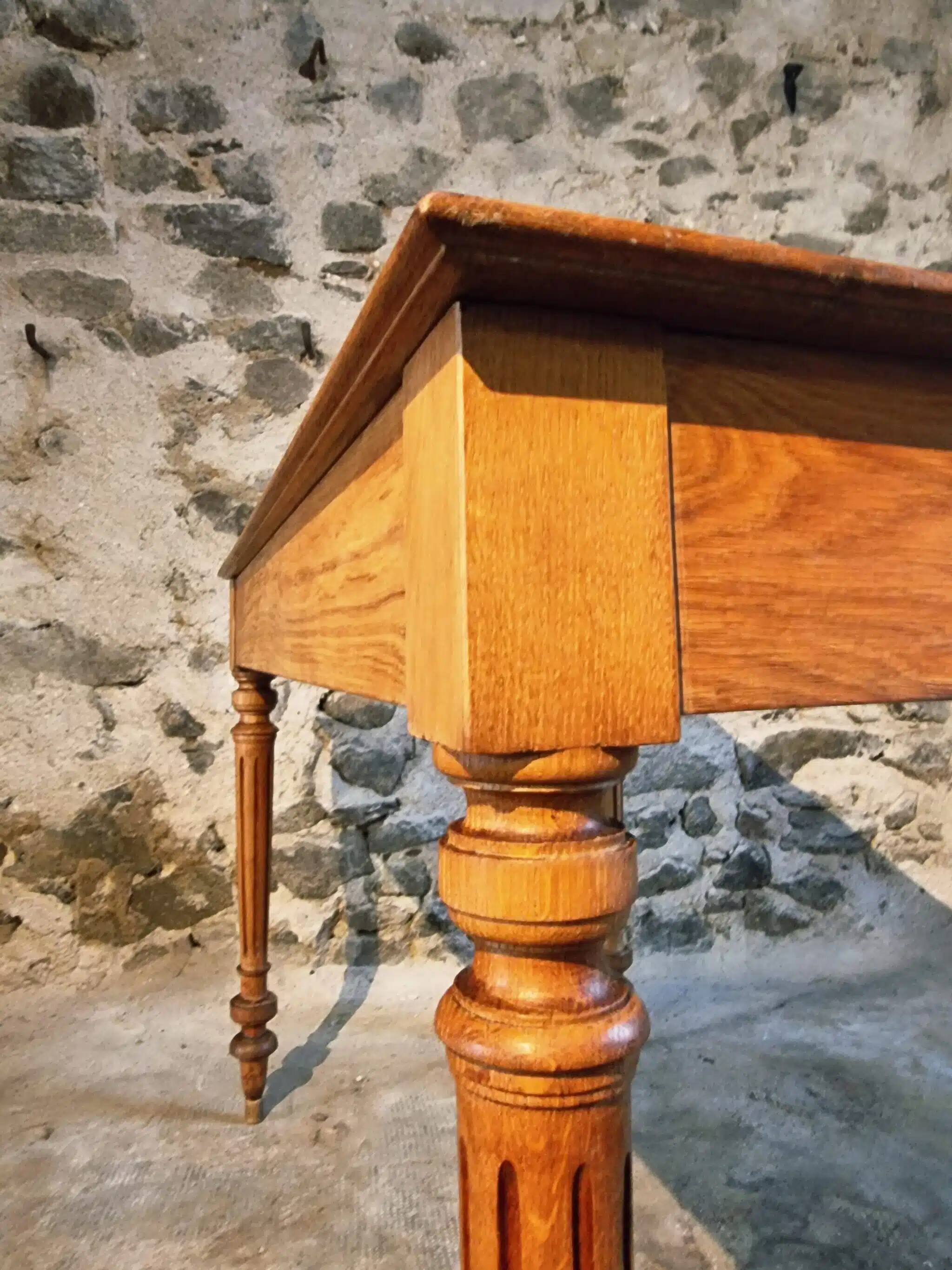 French oak writing desk, 1930s