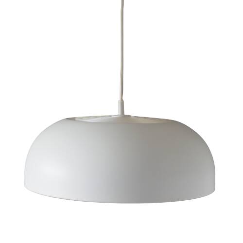 Lampe suspendue blanche, design danois, production : Danemark