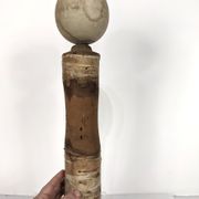 Kokeshi with Nô face theater Japan 1950-60