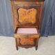 Standing man Louis XV in walnut and ash burl