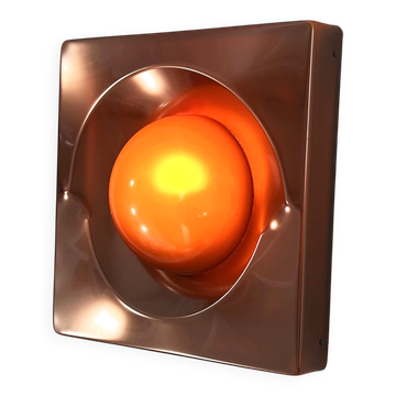 Space Age Bronze Wall Light, 1970