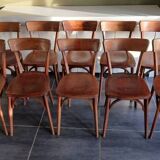 Set of 4 Baumann chairs + 10 Luterma chairs