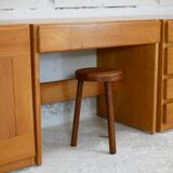 Maison Regain: modular office set. Pine. France, circa 1975