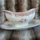 Antique sauce boat in ironstone Sarreguemines