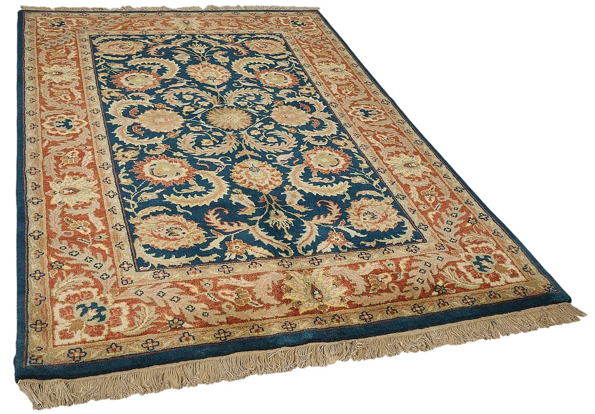 Turkish Handknotted Wool Oushak Rug 165 cm x 236 cm