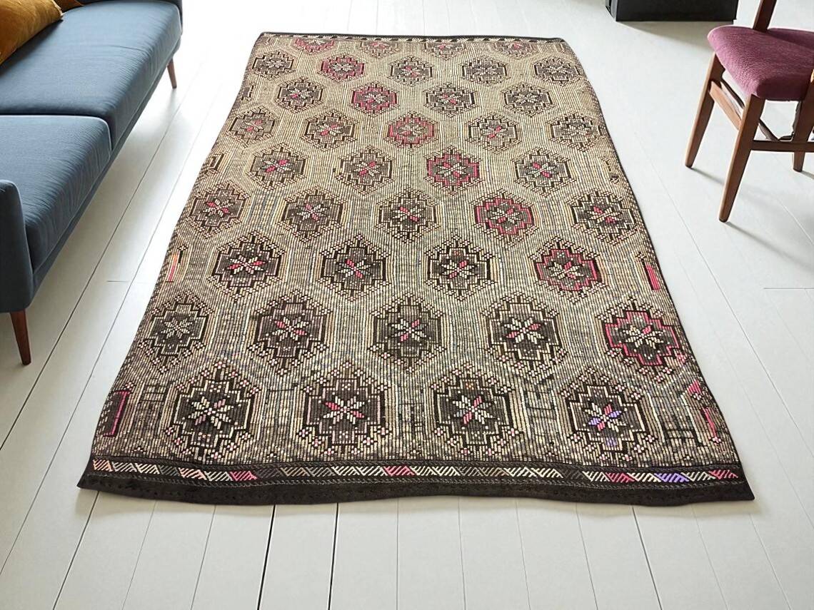 Turkish Organic Wool Kilim