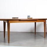 Rectangular table of meal Scandinavian teak