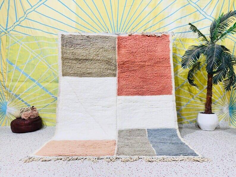 Handmade Beni Mrirt rug - Moroccan Berber wool rug