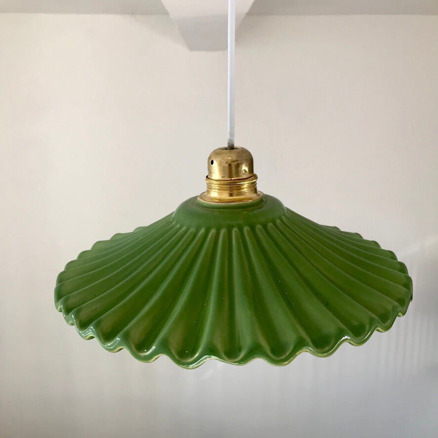 Vintage ceramic pendant lamp