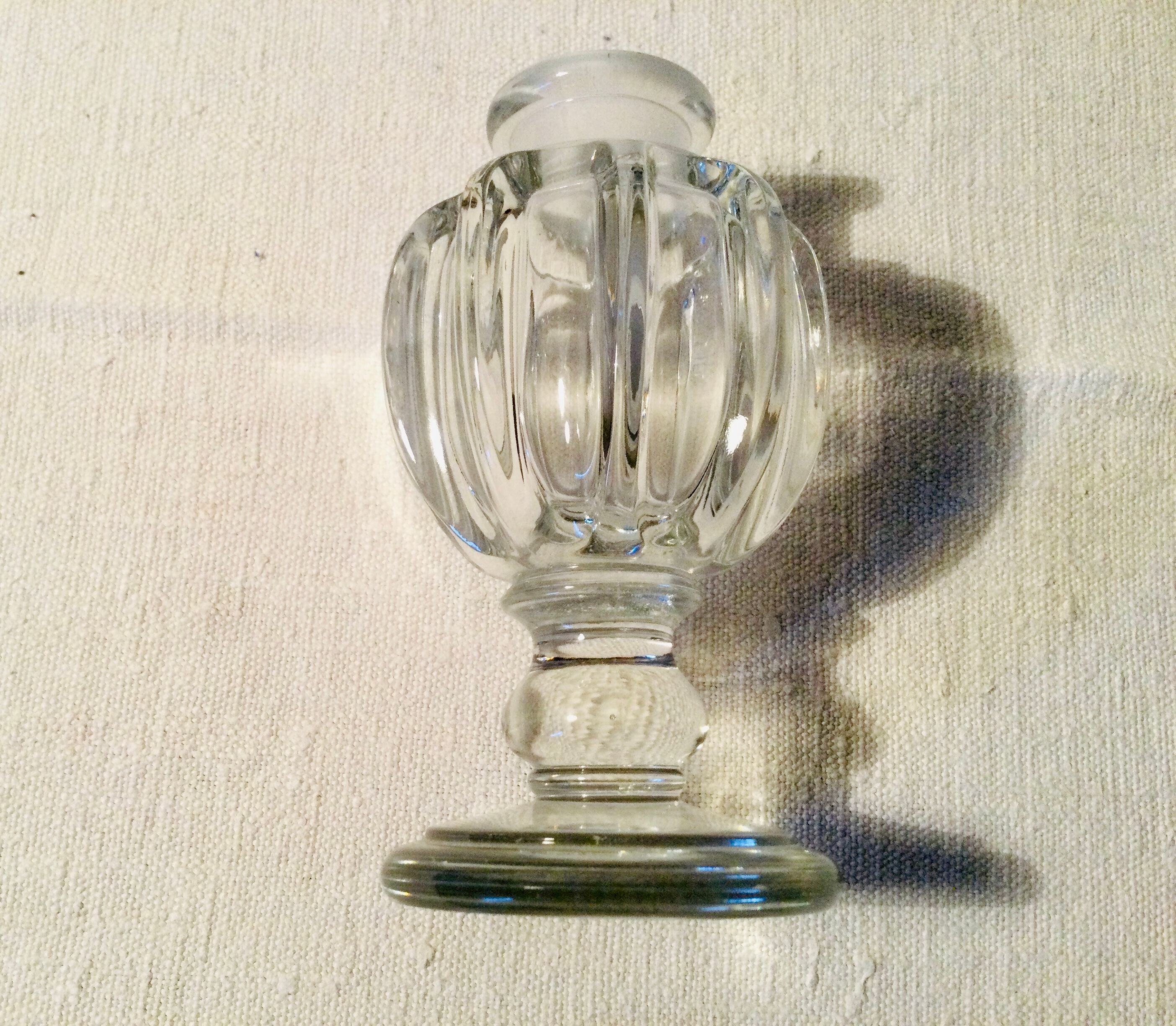 Flacon de parfum cristal Balenciaga  année 50