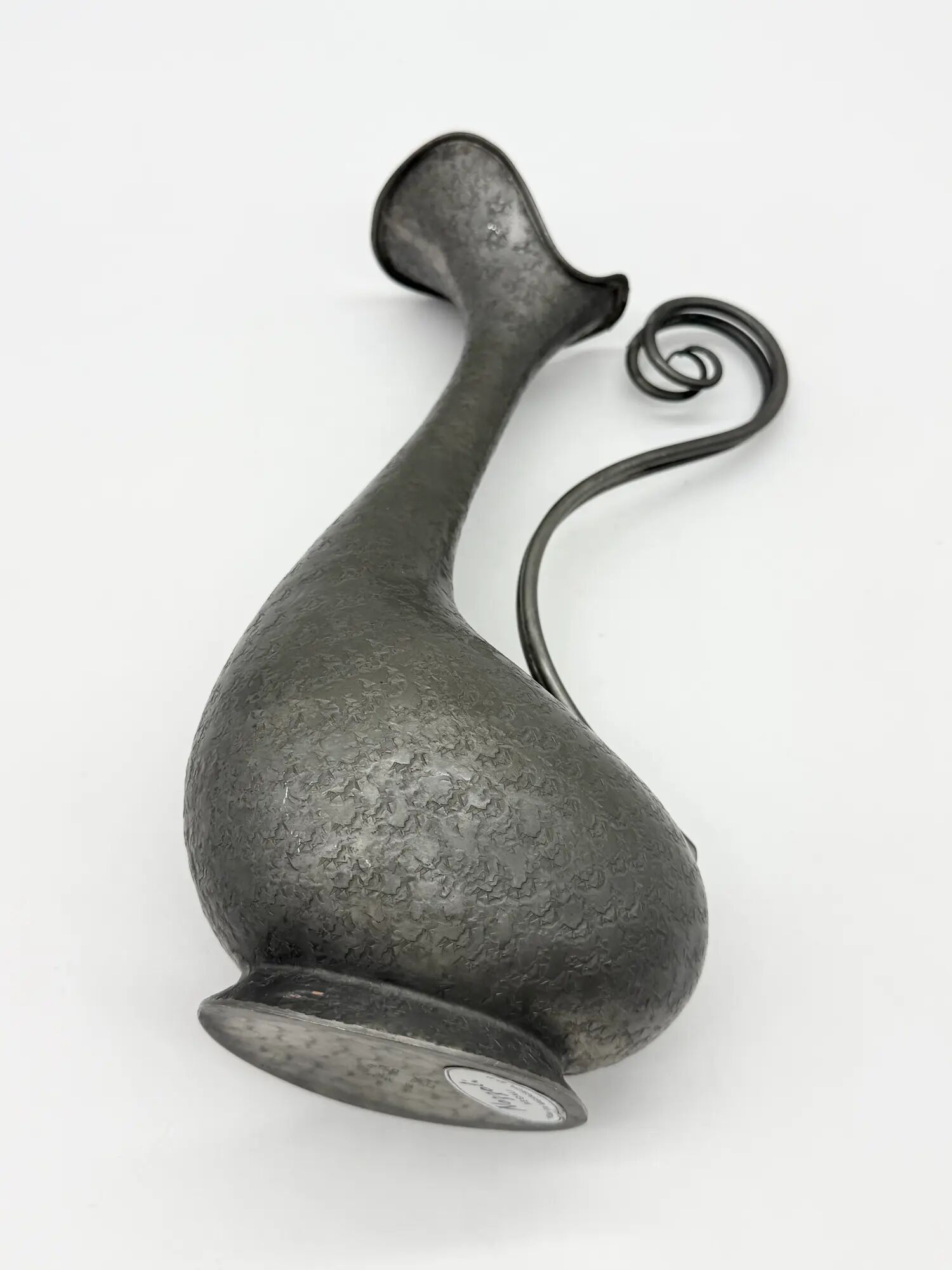Hammered pewter jug – San Nazaro Peltro, Italy 1960s