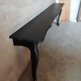 Large console in blackened wood