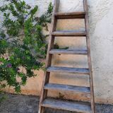 Escabeau bois vintage