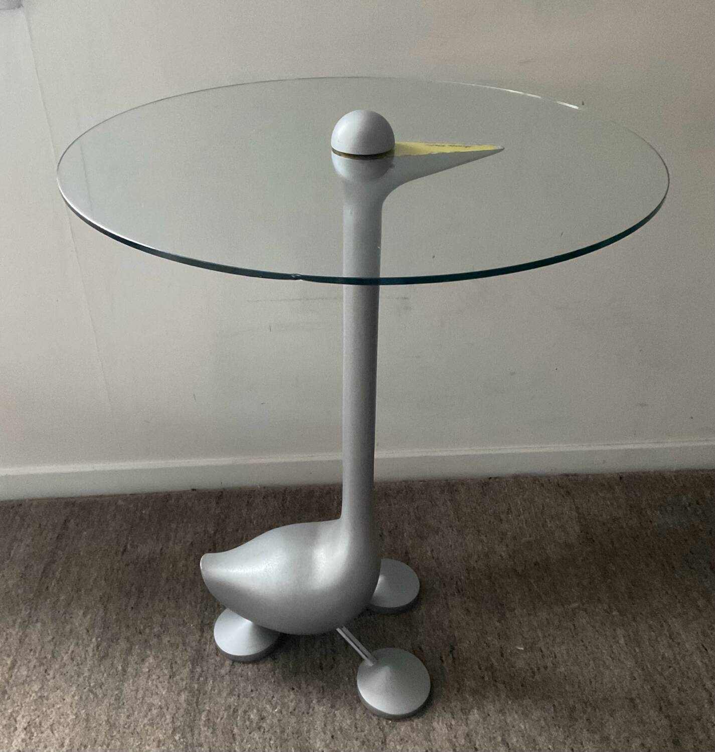 Zanotta “Sirfo” coffee table designed by Alessandro Mendini from the 80s