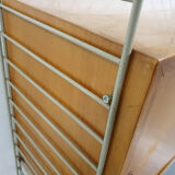 Pinewood wall unit by Nils “Nisse” Strinning for String, Sweden 1950's