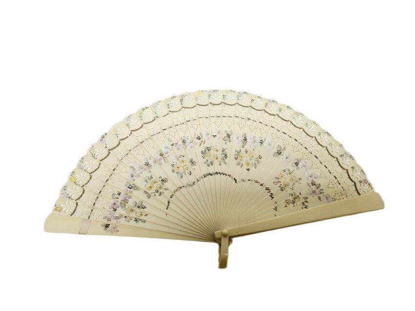 Art Nouveau Polish celluloid fan, 1930s