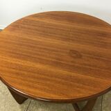 70s teak side table