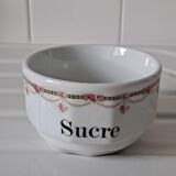 Apilco rose garland sugar bowl