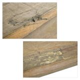 Solid wood work table