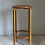 Scandinavian wooden top stool