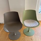 Set of 7 swivel chairs model Flow by MDF Italia