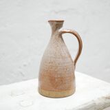 Carafe vintage en grès par roger jacques, saint amand
