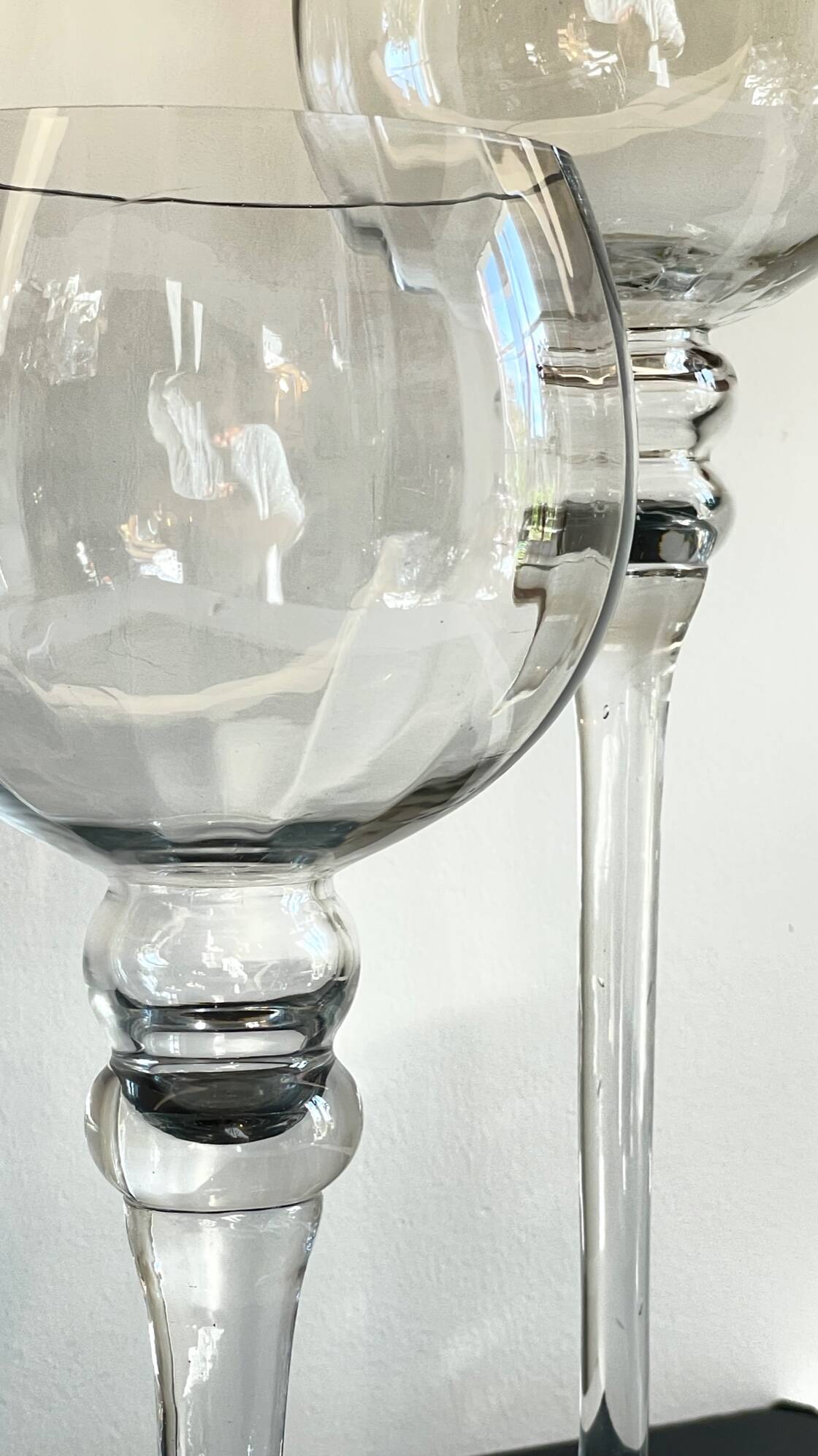 Bougeoirs xl crystal vintage candle holders
