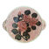 Old Plate VALLAURIS Polychrome Ceramic Flower Decor Vintage