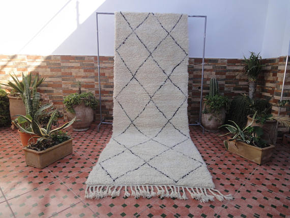 Beni Wool rug 285 x 100 cm