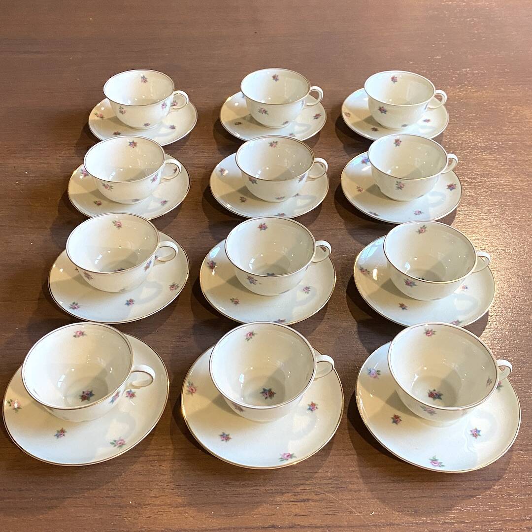 Royal Ivory Bohemia Porcelain Coffee Set