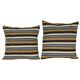 Set of 2 vintage kilim cushion covers 48x51 cm