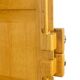 Guillerme and Chambron. Oak wardrobe with integrated secretary. 1970-80.