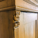 Wardrobe ochre color of the Czech Republic