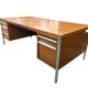 Bureau XL vintage en bois De Coene 'EFAC M20 Cotribel'