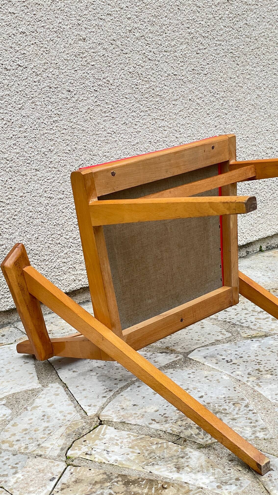 1950 Desk Chair with Compass Legs