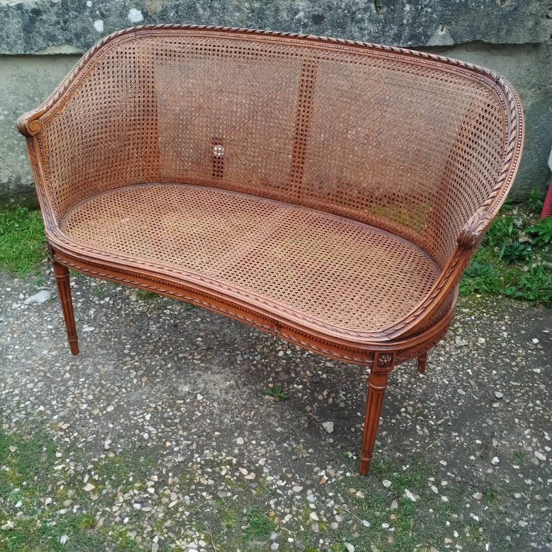 Old Louis XVI style bench
