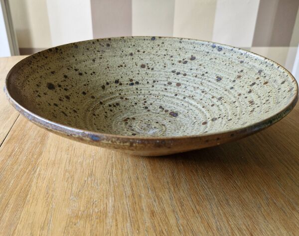 Coupe en grès pyrité 35 cm