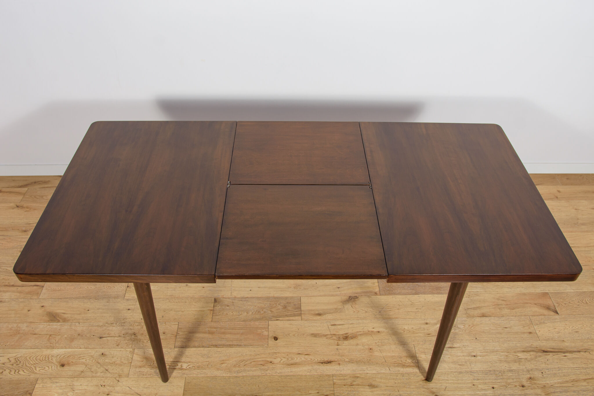 Mid Century Walnut Dining Table by Bohumil Landsman for Jitona, Czechoslovakia, 1960s